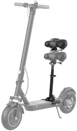 RATSTONE Elektrorollersitz für Erwachsene, E Scooter Sitz für 13cm-17cm, Universal Scootersitz Mit 40-58cm Höhenverstellung, Faltbarer Rollersitz, Sattel für Roller, Gewichtskapazität 100KG