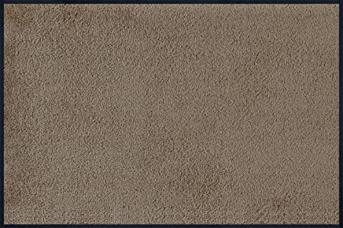 wash+dry Fußmatte, Taupe 60x90 cm, innen und außen, waschbar