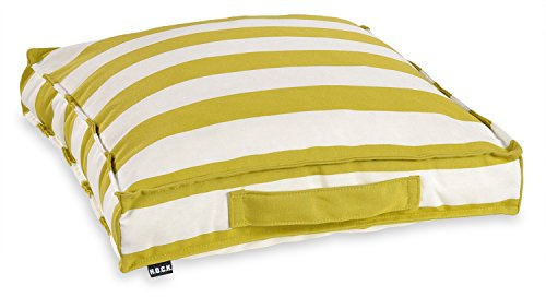 H.O.C.K. Matratzenkissen Outdoor 50x50x10cm Classic Streifen grün