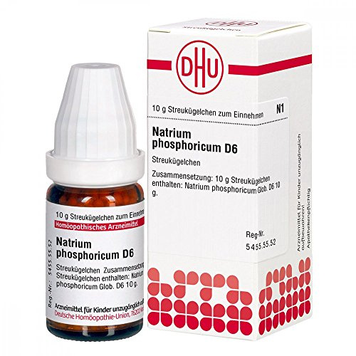 DHU Natrium phosphoricum D6 Streukügelchen, 10 g Globuli