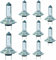 12V 55W PX26D H7 499 / 477 DIP & MAIN HEADLAMP / HEADLIGHT CAR BULBS 2 PIN x 10