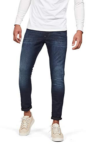 G-STAR Revend Skinny, Vaqueros para Hombre, Azul (dk Aged 51010-6590-89), 38W / 34L