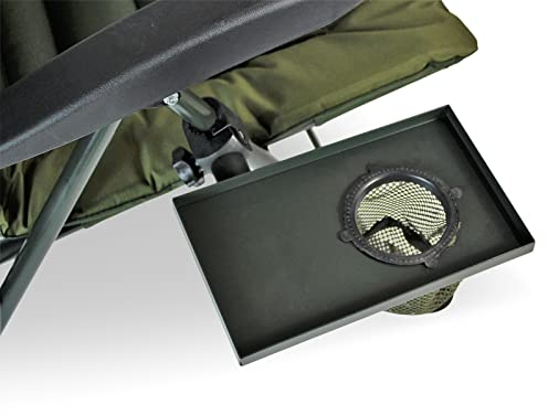 Abode Drinks Cup Holder Side Tray for Carp Fishing Camping Chairs or Bedchairs