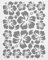 WANDfee Wandtattoo Hibiskus Blumen Hibiskusblüten FARBWUNSCH grau Wandsticker Wandaufkleber Fliesenaufkleber