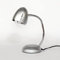 Schreibtischlampe Silber E27 bis 18W 230V Metall Tischleuchte Büroleuchte Arbeitszimmer Lampe Beleuchtung Retro Design Leselicht Bastellampe Kinderzimmer Leuchte
