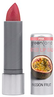 Greenland Lippenpflege mit Farbe Passionsfrucht | Verwöhnende farbige Lippenpflege mit Sheabutter | Tolle Lippen natürlich rosa ohne Tierversuche