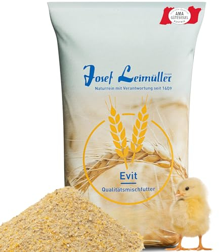 Leimüller Kükenfutter 1.-6. Woche 5 kg - Hochwertiges Alleinfuttermittel für Küken - Fördert gesundes Wachstum - Staubfreier Kükenstarter - 100% Gentechnikfrei