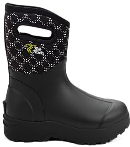 TwoTracks Neoprenstiefel Baruga White Caro halbhoch
