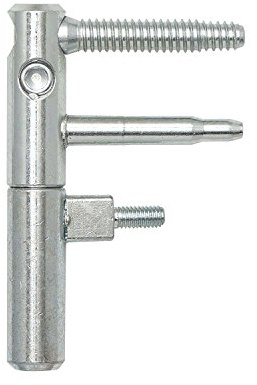 Türband ANUBA 3-DIM Incantobolzen 45 mm, Bandhöhe 92 mm, ø 15 mm,verzinkt silber