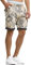 Indicode Herren Albert Cargo Shorts Hawaii | Kurze Hose Bermuda Cargoshorts für Männer White Pepper, L