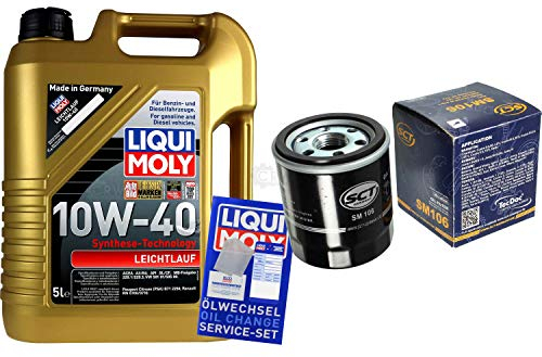Filter Set Inspektionspaket 5 Liter Motoröl Leichtlauf 10W-40 SCT Germany Ölfilter