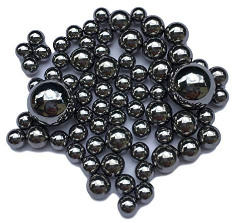 100x Stahlkugeln für Kugellager & Maschinenbau, Modellbau, Werkstatt, Wälzlager – 0.8mm bis 12mm 1 2 3 4 5 6 7 8 9 10 11 12 mm Gehärteter Chromstahl -Durchmesser Auswahl- (9mm)