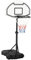 HOMCOM Support de Basket-Ball Portable de 94 à 123 cm, Hauteur réglable pour Adultes, Convient pour Le Bord de la Piscine