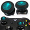 Playrealm FPS Bâton Prises de Pouce Thumbstick Grip et Prolongateur Impression Caoutchouc Silicone Poignée Couvrir 2 ensembles pour Manette Xbox Series X/S et Xbox One (Cthulhu Abyss Bleu)