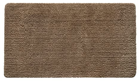 MIULEE Teppich Badematte Badezimmerteppich Bettvorleger rutschfest Badteppich Badvorleger Saugfähige Duschvorleger Waschbar Fussmatte für Wohnzimmer Schlafzimmer Badezimmer 70x120 cm Kaffee
