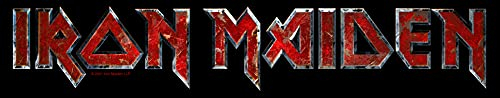 sticker-dealer Iron Maiden Logo Aufkleber Senjutsu ca. 20x3,5 cm