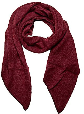 PIECES Damen Pcpyron Long Scarf Noos Bc Schal 17076047,Grape Wine,Einheitsgröße
