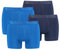 PUMA Boxershorts Herren 4er Pack Sport Mikrofaser + elastisch / Funktionsunterhosen Männer (S - XL), Farbe:Blue Combo, Bekleidungsgröße:XL