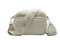stylx Crossbody Bag Damen Leder Breiter Gurt Handtasche Umhängetasche Moderne Taschen mit breitem Schultergurt,Abnehmbarer Schultergurt,Schwarz. (beige)