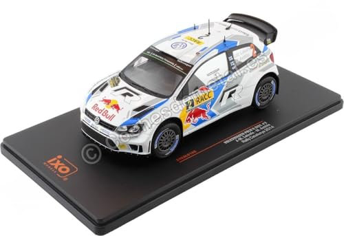 2014 Volkwagen Polo R WRC Nº2 Latvala/Anttila Rally de Cataluña 1:24 IXO Models 24RAL018B