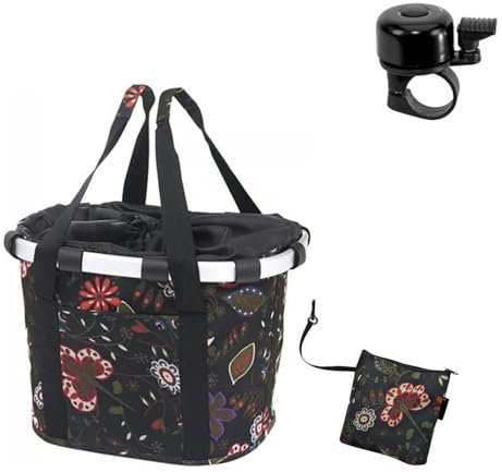 Rixen & Kaul Fahrrad - Lenkertasche Vorderradkorb Folklore inkl. Fahrradklingel