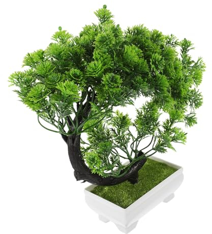 GOOHOCHY Künstlicher Bonsai Baum Realistisch Modell Topfpflanze Dekoration Gefälschter Bonsai Garten Baum