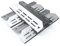 tuning-art GA25 Gasgrill Brennerabdeckung Edelstahl kompatibel mit Landmann Triton 3.0 und 3.1 | Brennerschutz | Passgenau, Farbe:3er Set Matt Bulle