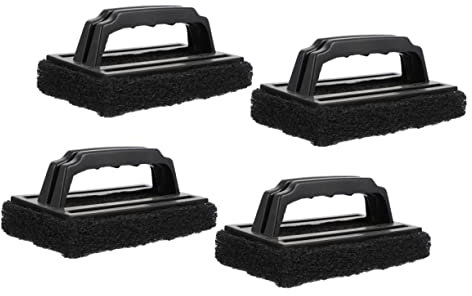 GLEAVI 4pcs Kitchen Brush Household Grilling Rack Sponges Handle Scrub Sponges Bbq Cleaning Brush for Washing up for Kitchen