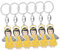 CAXUSD 6St Engel Schlüsselanhänger engelanhänger angel geschenke Schlüsselanhänger für die Babyparty Schlüsselanhänger zur Babyparty Dekor Schlüsselbund Taschenanhänger