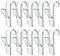 Annyswit 10 Pezzi Ganci per Termoarredo Bagni Ganci Asciugamani Termoarredo Accappatoio Appendini Asciugamani Bagni Trasparente Plastica Salvaspazio Radiatore Standard Gancio Scaldasalviette