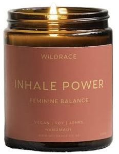 Aromatherapy Relaxation Candle | Menopause and Menstruation Comfort | Aromatherapy Scented for Women | Pure Organic Essential Oils | WILDRACE Essential Oil