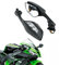WELSAA Zubehör Motorrad Rückspiegel Blinker Für K&awasaki Für Ninja ZX-10R ZX10R ZX 10R 2016 2017 2018 2019 Motorrad