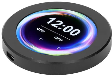 AIO Display Screen Upgrade Kit, 2.1in LCD Screen CPU Temp Monitor for CPU Liquid Cooler, Computer Accessories PC Parts