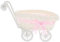 TOYANDONA Rattanwagen Puppenwagen Für Babys Geschenkboxen Für Hochzeiten Kinderwagen Taufbevorzugungsbehälter Mini Kinderwagen Korb Blumenkorb Zur Hochzeit Spielzeug Plastik Rosa