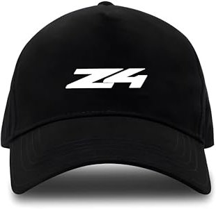 Schwarze Kappe für Fans Z4 Auto - weißes Logo - Öko-Baumwolle, Schwarz , 56/58 cm