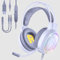 EMPIRE GAMING - Icarus S17 Cuffie Gaming RGB - per PS5, PS4, Xbox One/Series, PC, Mac, Smartphone, Tablet - Telecomando - Audio Stereo ad Alta Definizione - Microfono Flessibile - Bianco