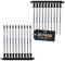 TIMBER RIDGE Zeltheringe Stahl x20 mit Schutzkappe Heringe Erdnägel Stabil Harter Boden Schraubheringe Lange Heringe 22cm für Wald, Wiesen, Gras, Sandboden