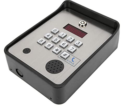 ZAICOLER Zugangskontrollsystem, Gegensprechanlage, 3G-GSM-Zugangskontrollsystem, Gegensprechanlage, Wasserdichte Fernbedienung, Türöffnersystem für Wohnung (AU-Version)