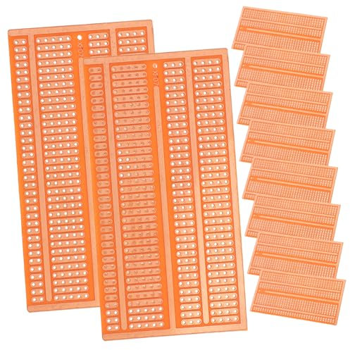 BUGUUYO 10 Stück Universelle Leiterplatten 5x9,5cm Aus Stabilem Material Lötbare Pcb Platinen Für Elektronikprojekte Und Selbstgemacht Schaltungen