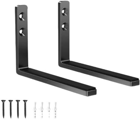 Bamberg New Sound Bar Bracket Adjustable Depth Soundbar Wall Mount Bracket for Sound Bar Mounts Bracket T5EE