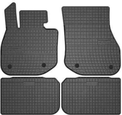Wielganizator SolidPRO Gummimatten passend für BMW iX1 (2022-) | Qualität: Premium - Genaue Passform, rutschfest 4-teilig Fußmatten- Schwarz