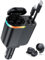 ofottofo Cargador Coche con Auriculares Bluetooth, 4 en 1 Retráctil USB C Cargador Mechero Coche Carga Rápida, 120W Accesorios Coche Interior Compatible con iPhone Xiaomi Samsung