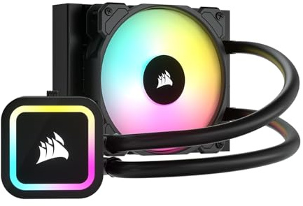 Corsair H60x RGB Elite Liquid CPU Cooler - 16 Dynamic RGBLEDs - SP120 Elite Series PWM Fan with AirGuide Technology - Intel® LGA 1700, 1200, 115X, 2066, AMD® AM5/AM4 Sockets - Black (Renewed)