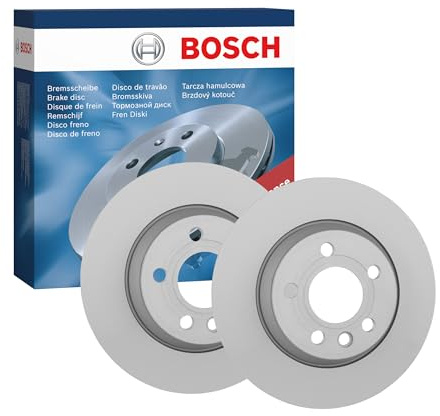 Bosch 986478569 Bremsscheibe - (Paar) | Massive Bremsscheiben - ECE-R90-zertifiziert - lange Lebensdauer, moderner Korrosionsschutz