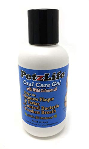 Petzlife 477 Natural Oral Care Gel with Salmon Oil for Dogs Dental Health, 118ml