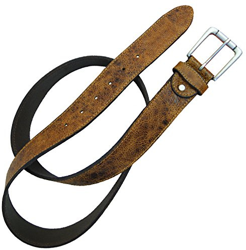 BARON of MALTZAHN - Herrengürtel - Ledergürtel JUPITER aus Rugged-Hide Leder - Breite 40 mm