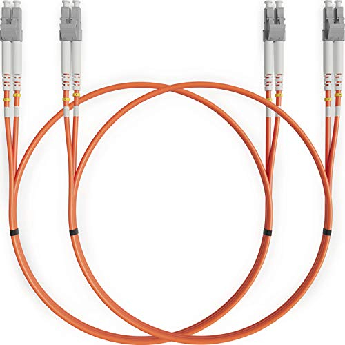 BEYONDTECH LWL Patchkabel LC LC OM1 - Glasfaser Multimode Duplex (5 Meter) UPC/UPC - 62.5/125 (LSZH)