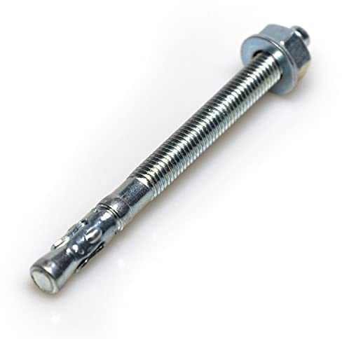 Naka24 50 Stück LSB M8 8x80mm Schwerlastdübel Schwerlastanker Bolzenanker verzinkt