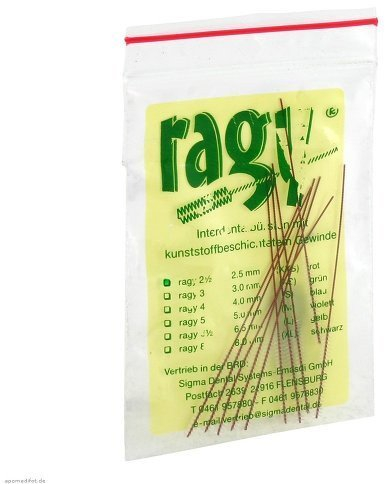 RAGY Interdentalbürsten 2 1/2 rot 10 St