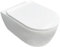 NEG Design Hänge-WC Uno11RL-Slimline (55,5 cm) randlos & spritzfrei verdeckte Montage mit Nano-Versiegelung inkl. abnehmbarem Softclose WC-Sitz (extraflach)